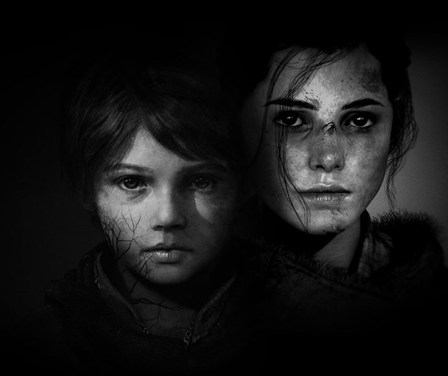 amicia and hugo portraits