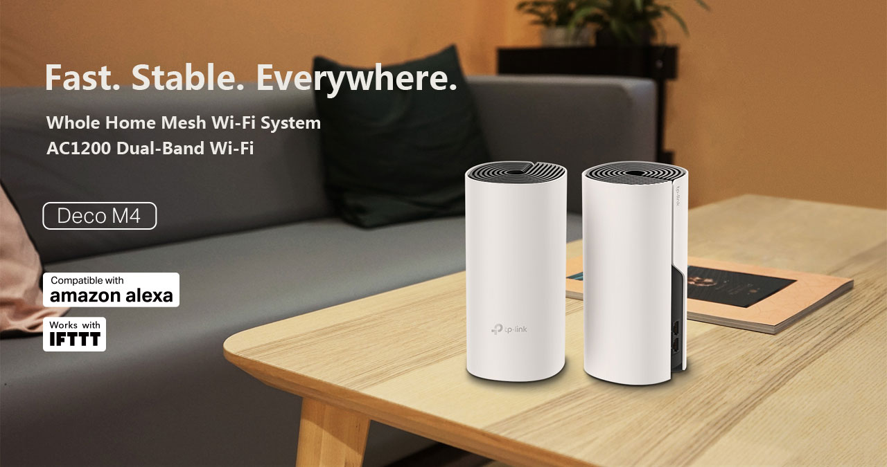 TP-Link NT Deco M4(2-pack) AC1200 Whole Home Mesh Wi-Fi System ...