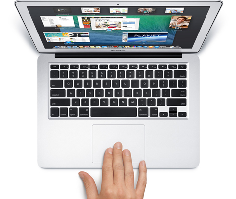 How to activate touch screen on macbook air ipad