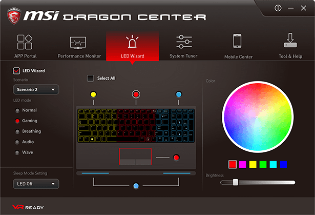 dragon center msi gl62m 7rdx