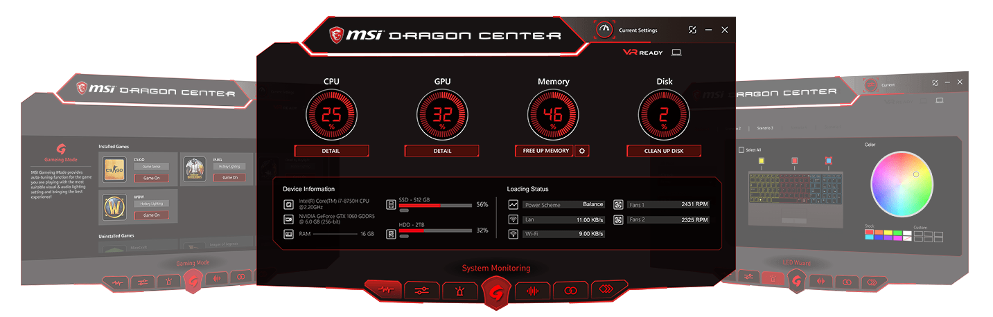 Dragon center windows 11. Драгон центр MSI 2.0. MSI Dragon Center 2.6.2005.0601. MSI Dragon Center для ноутбука gf63 thin 95c. MSI Dragon Center 1.0.0.60.