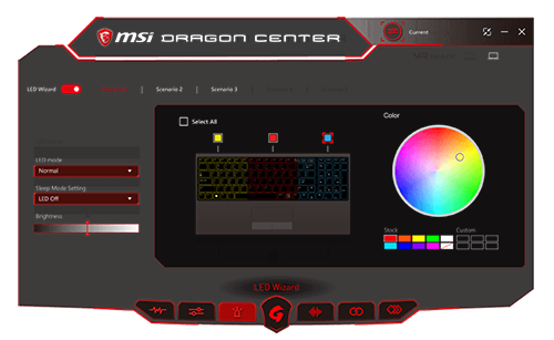 msi gf63 dragon center