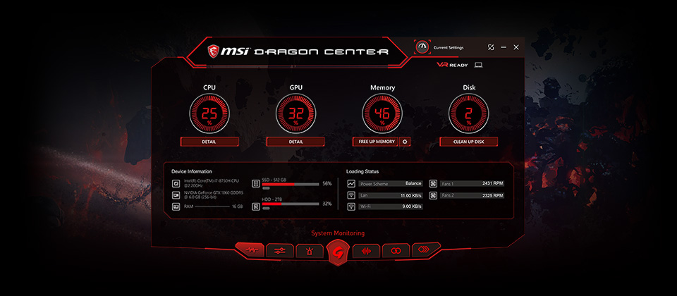 Dragon Center 2.0 Software Frees Up Your Memory to Improve Your Gameplay Experience