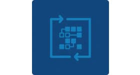 blue manageable icon