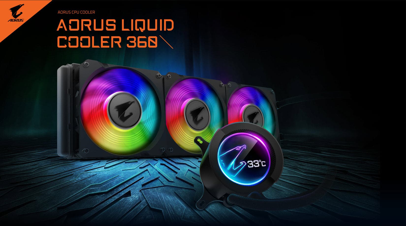the main banner of AORUS Liquid Cooler 360