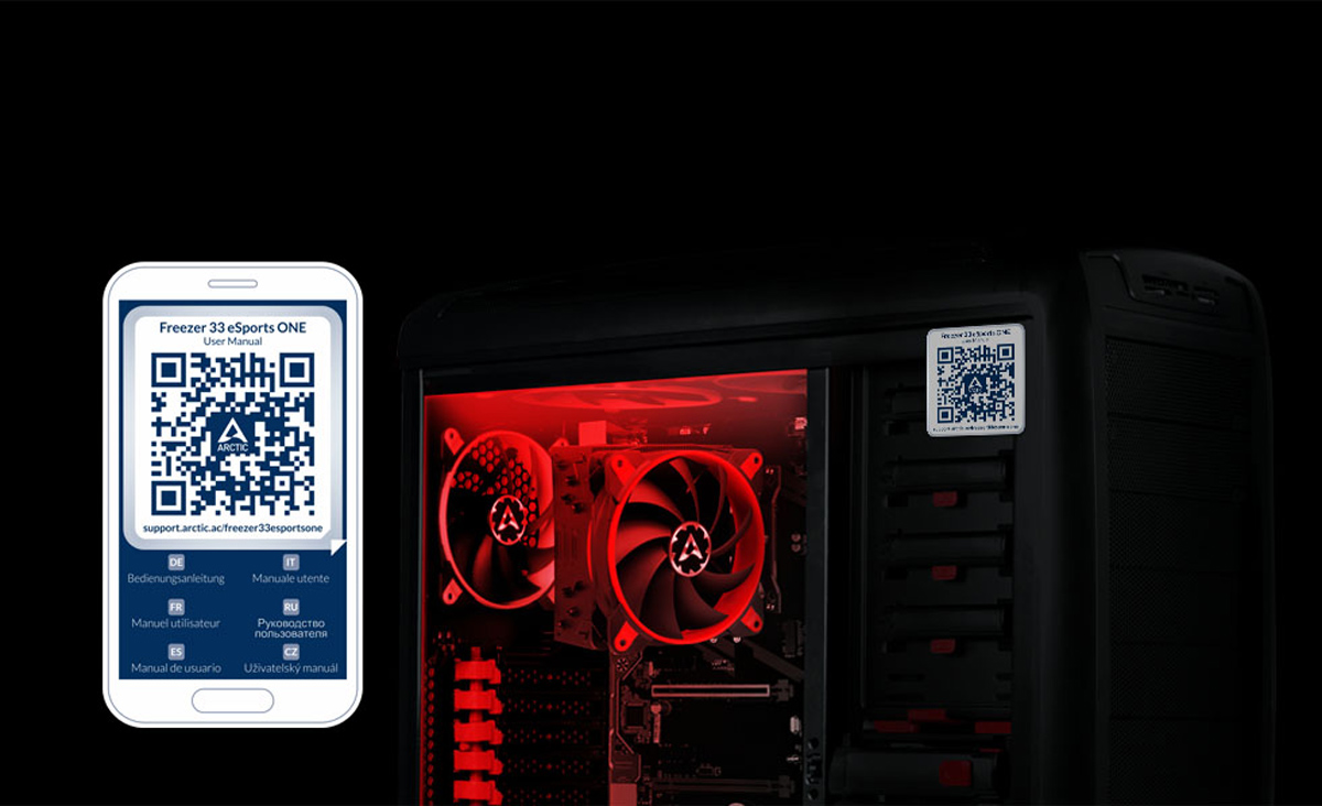 Freezer 34 esports. Arctic Freezer 34 manual.