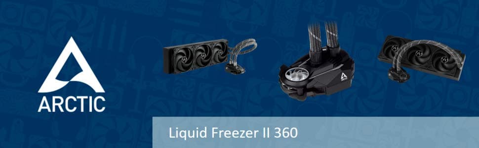 main banner of ARCTIC Liquid Freezer II 360 Liquid CPU cooler