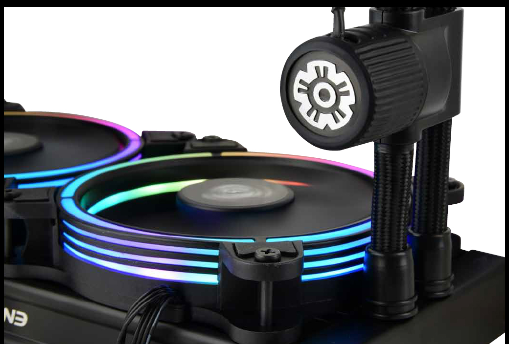 Enermax LIQFUSION 240, Addressable RGB Allinone CPU Liquid Cooler for