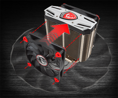 DUAL FANS SUPPORTED