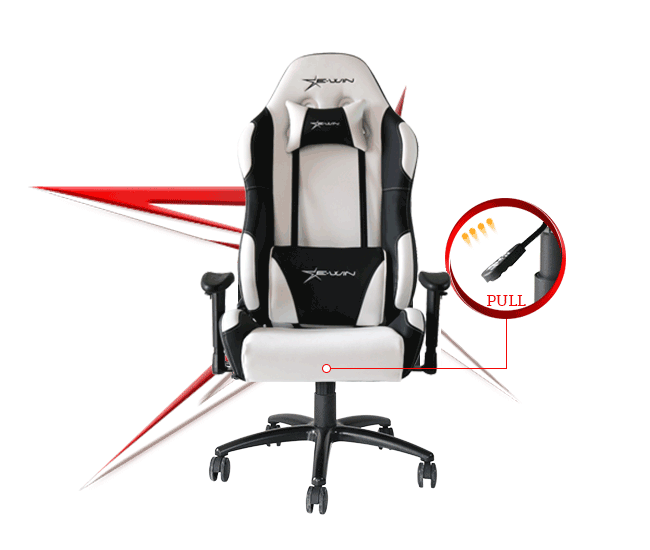 E-WIN Calling Series CLC Ergonomic Computer Gaming Chair with Head Pillow and Lumbar Support E-WIN