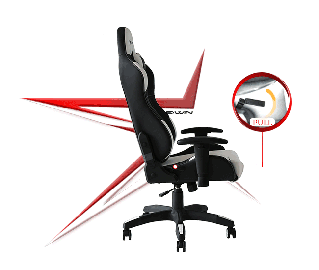 E-WIN Calling Series CLC Ergonomic Computer Gaming Chair with Head Pillow and Lumbar Support E-WIN