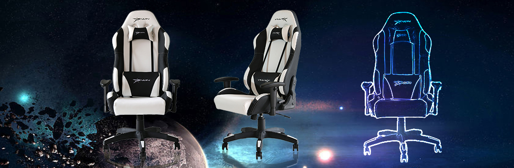 E-WIN Calling Series CLC Ergonomic Computer Gaming Chair with Head Pillow and Lumbar Support E-WIN