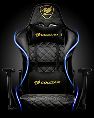 KURSI GAMING COUGAR ARMOR GAMING CHAIR 4D Armrest - ARMOR BLACK