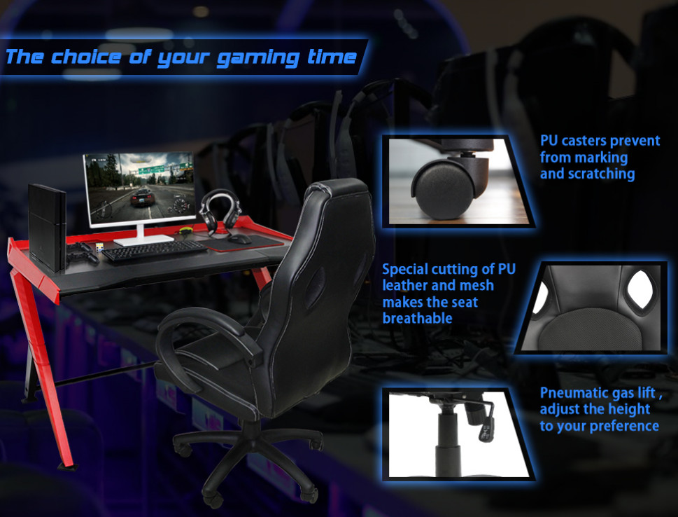 Furmax Office Gaming Chair PU Leather Desk Chair