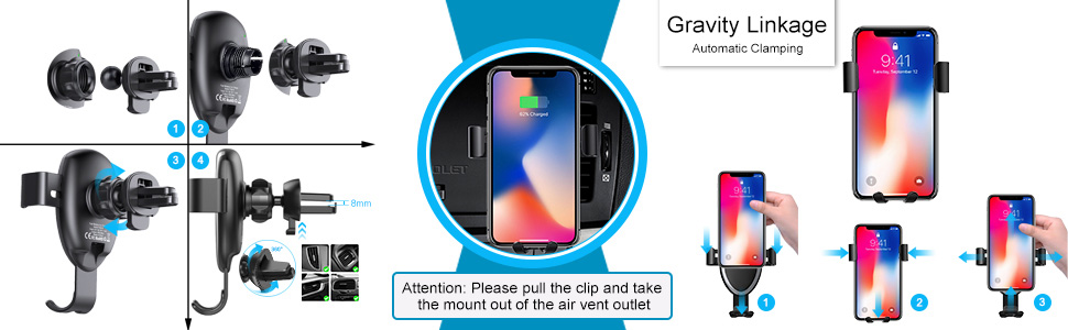 CHOETECH T536S Wireless Car Charger
