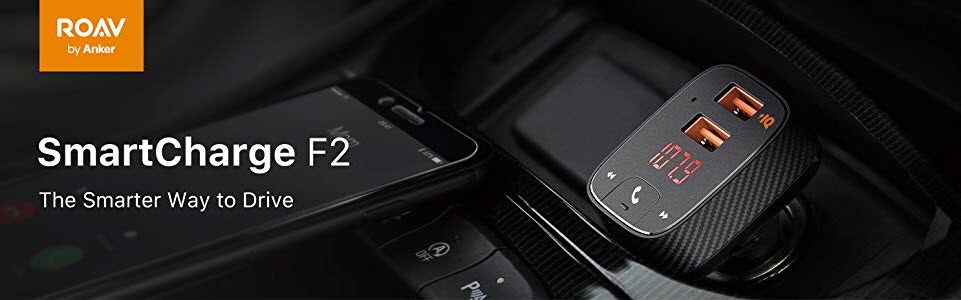 anker roav smartcharge f2 bluetooth fm transmitter