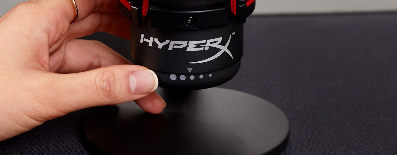 Hyperx Quadcast Usb Condenser Gaming Microphone For Pc Ps4 And Mac Red Newegg Com