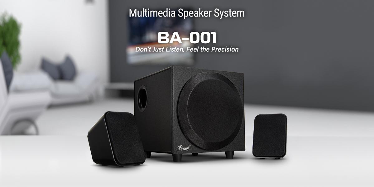 BA-001-2.1 Multimedia Speaker System Rosewill 