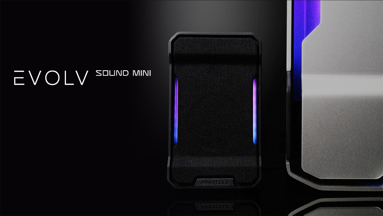 Phanteks Evolv Sound Mini, Compact, Gaming Speaker facing forward