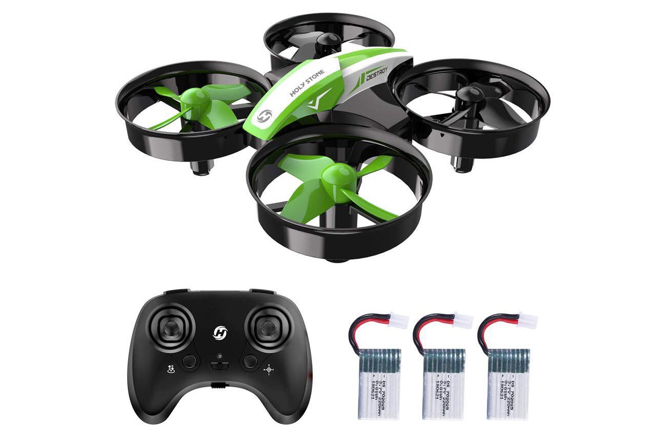 Holy Stone Hs210 Mini Drone Quadcopter With 3 Batteries Green Newegg Com