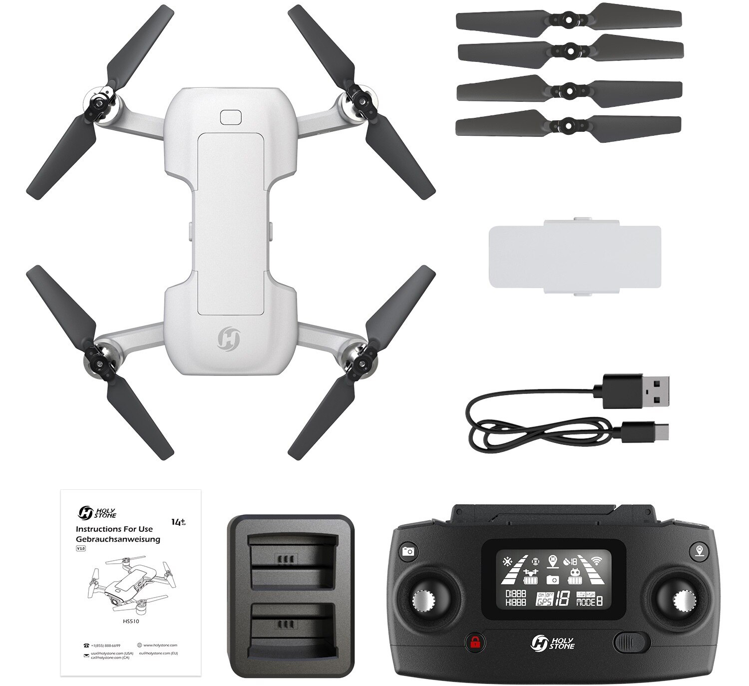 Holy Stone HS270 FPV GPS Foldable Drone