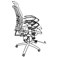 Alera® Etros Series Suspension Mesh Mid-Back Synchro Tilt Chair, Mesh Back/Seat