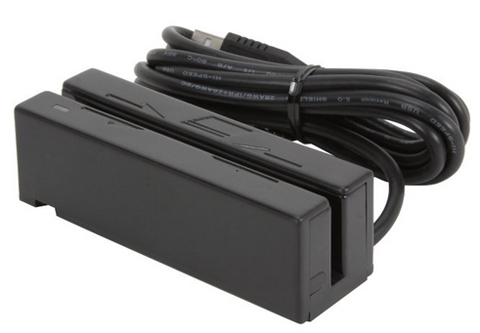 MagTek Magnetic Stripe Mini Swipe Reader USB Black 21040102 for sale online 
