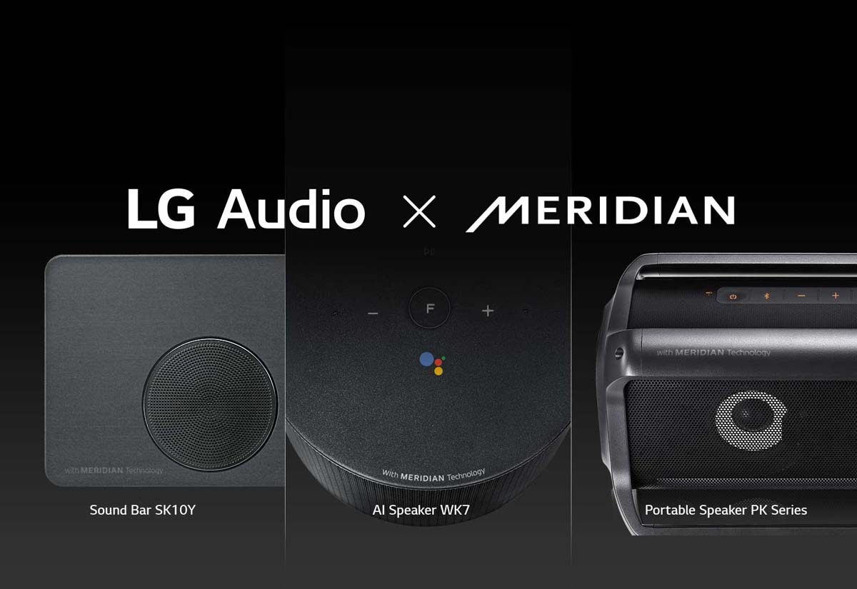 lg with meridian technology