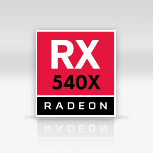 RX 540X Radeon Badge