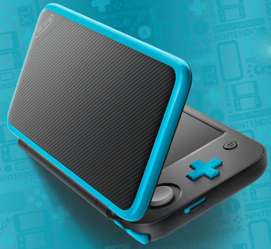 bøn laser Syd New Nintendo 2DS XL - Black + Turquoise with Mario Kart 7 - Newegg.com