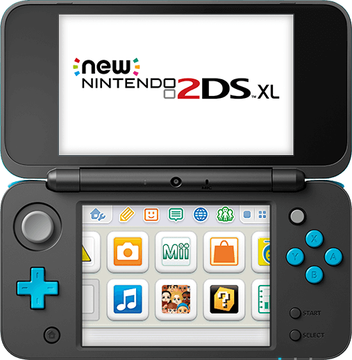 2DS XL - Black + Turquoise with Mario Kart 7 Newegg.com