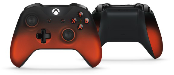 volcano red xbox one controller