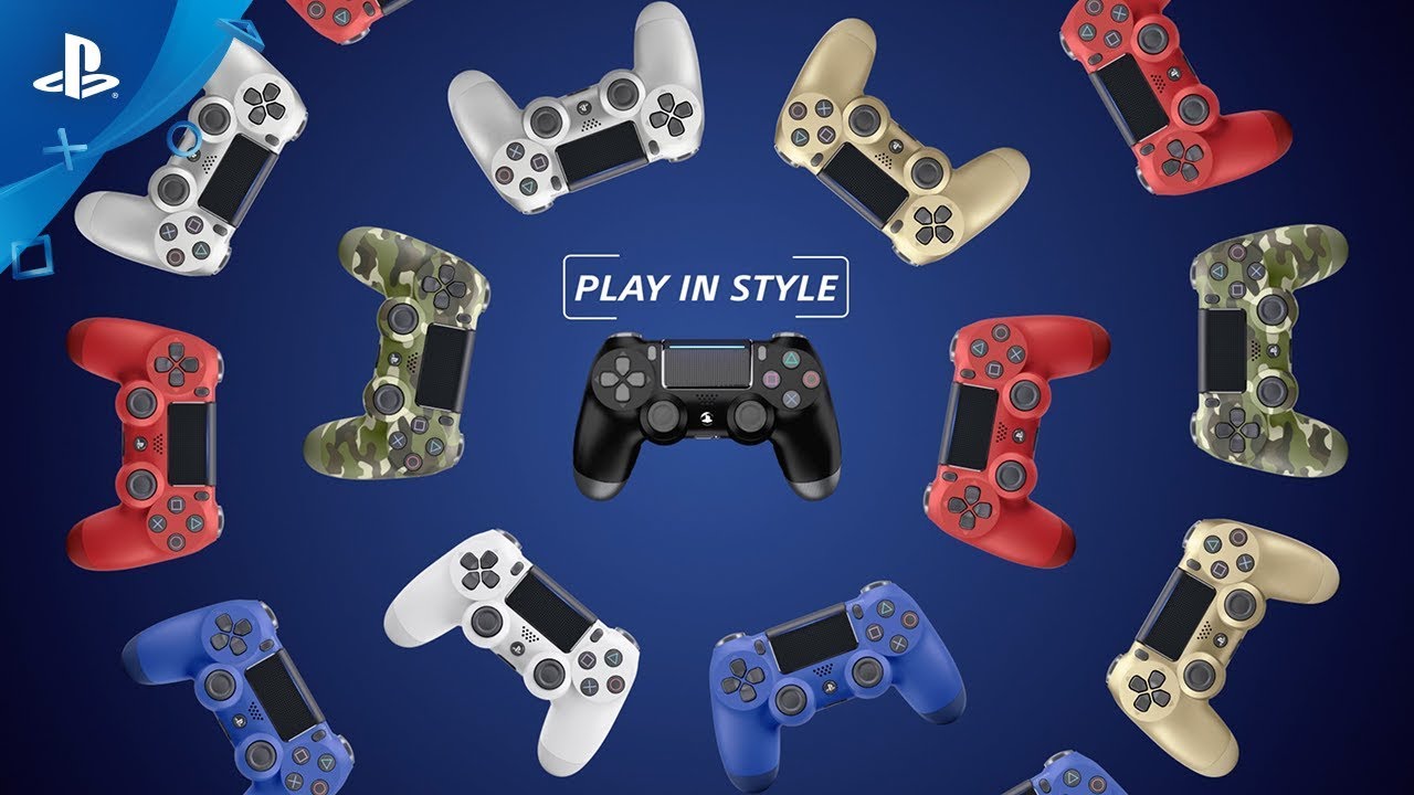 ps4 dualshock controller red camouflage