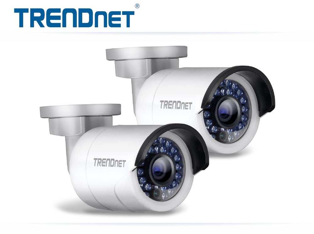 2-Pack TRENDnet TV-IP320PI2K 1.3MP Network Camera