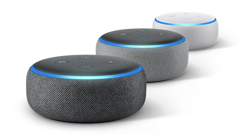 Amazon B0792KTHKJ All-new Echo Dot (3rd Gen) - with Alexa (Charcoal) Hub & Kits - Newegg.com