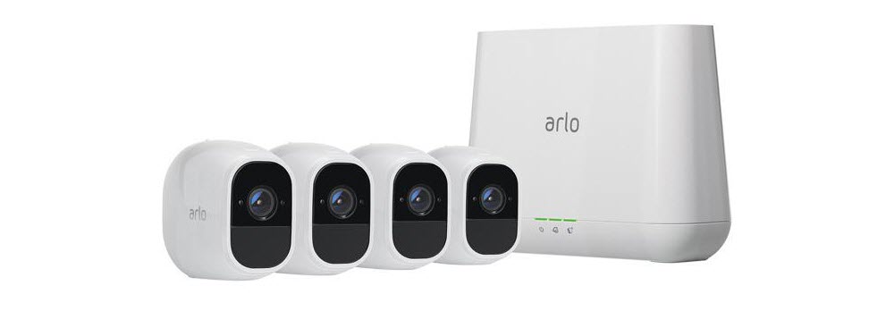 Refurbished: Arlo Pro 2 Security Camera System - 4 Rechargeable Battery ...