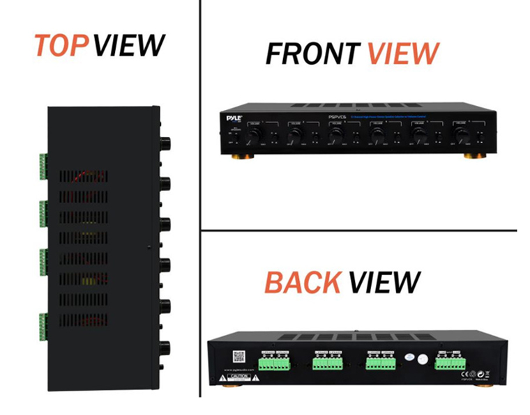 6 channel speaker selector with volume control