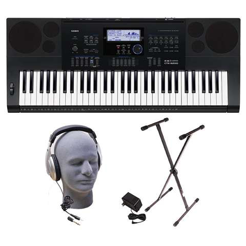 Casio CTK-6200 High Grade Keyboard Workstation Piano Professional 61 Key READ! 