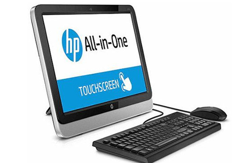 HP All In One Computer 21 2024 AMD E Series E1 6010 1 35 GHz 4 GB 500   5 