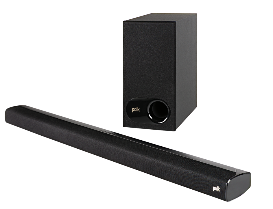 laser soundbar with wireless sub