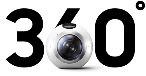 Samsung SM-C200 Galaxy Gear 360 Bluetooth Action Dual Lens VR HD Camera GRADE A 
