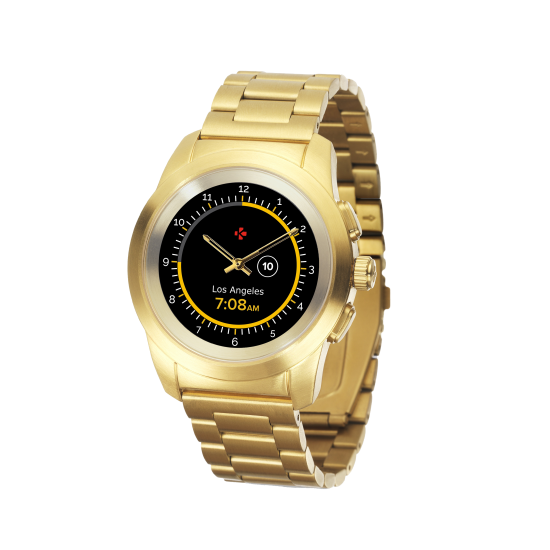 mykronoz zetime petite elite brushed hybrid smartwatch