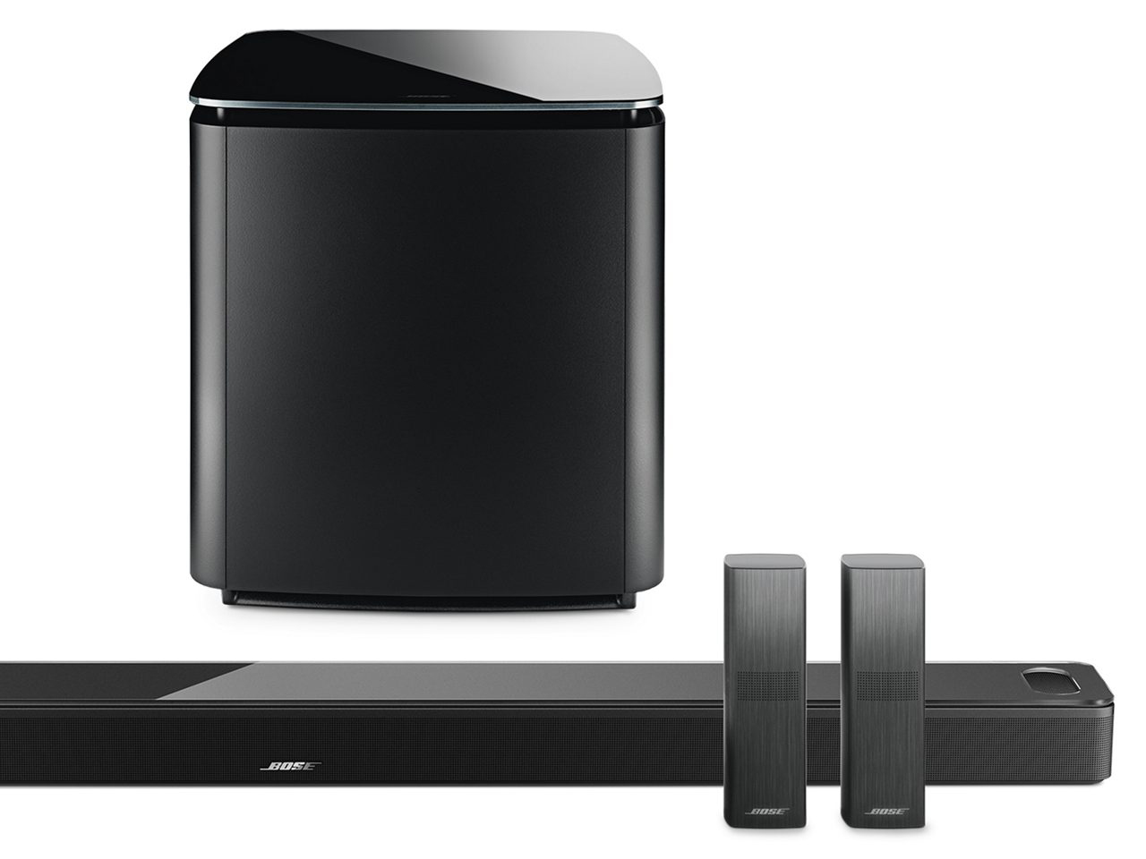 Bose - Smart Soundbar With Dolby Atmos Assistant - Black Sound - Newegg.com