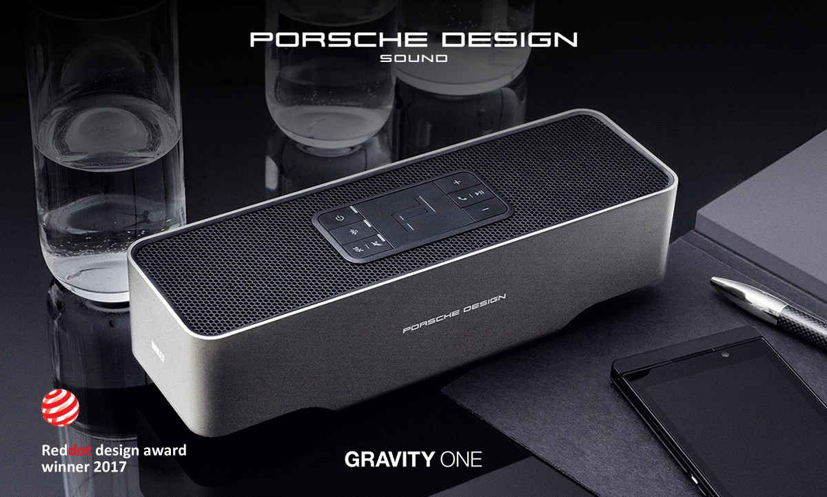 kef porsche design gravity one bluetooth speaker