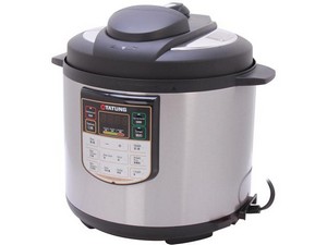 TATUNG TPC-6LB pressure cooker facing slightly to the left