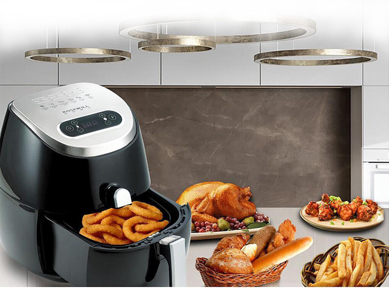 Rosewill Electric Digital Air Fryers 3.7 Quarts With LED Touch Display ...