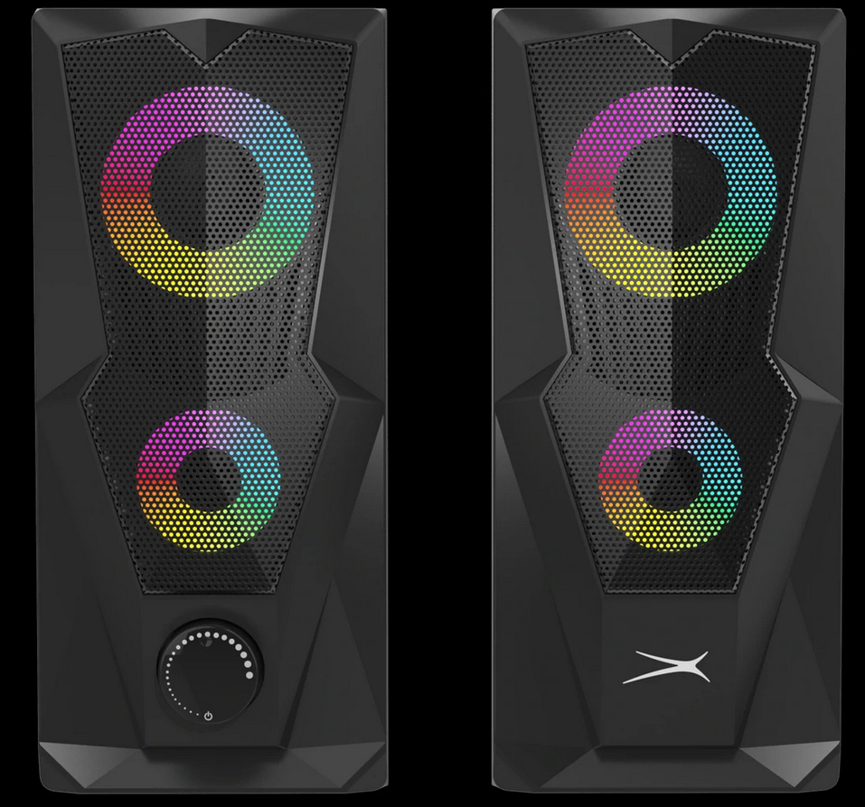 altec lansing soundpro elite rgb gaming speaker set