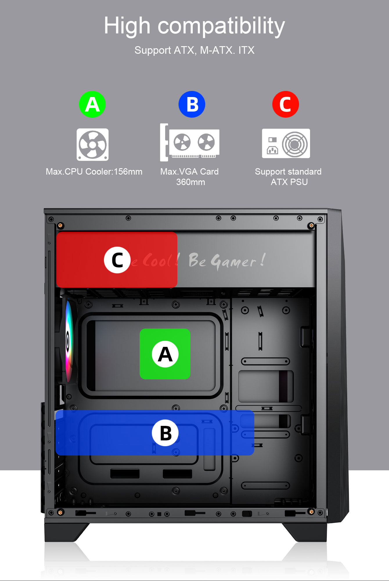  CASE GAMEMAX  Nova N6 BLK : Electronics