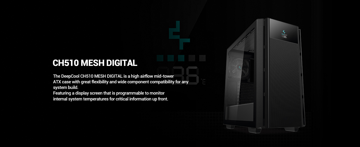 Deepcool CH510 Mesh Digital Black Computer Case - Newegg.ca