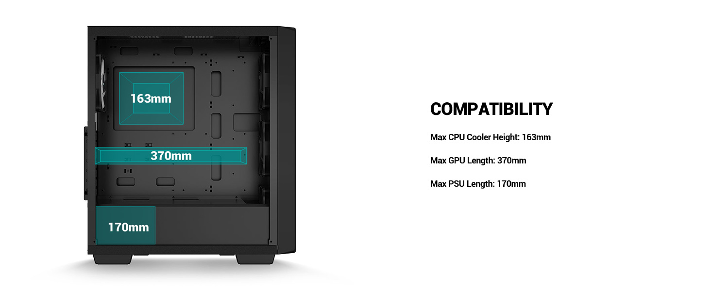 DeepCool CC560 Mid-Tower ATX PC Case